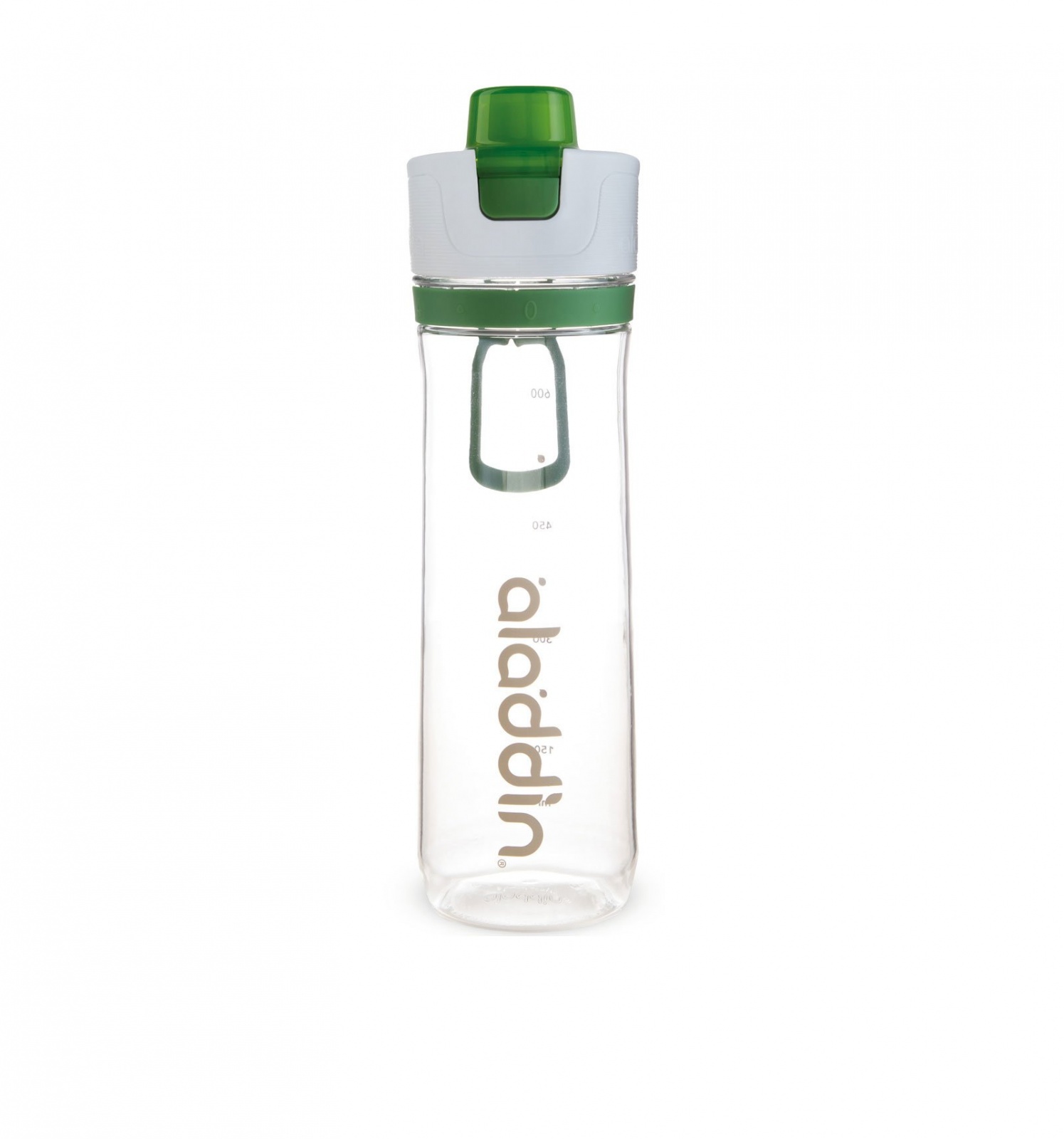 Aladdin Fľaša na vodu s počítadlom 800 ml zelená Outdoorová fľaša
