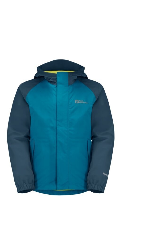 Jack Wolfskin Tucan K everest blue, 164 Detská bunda na zips