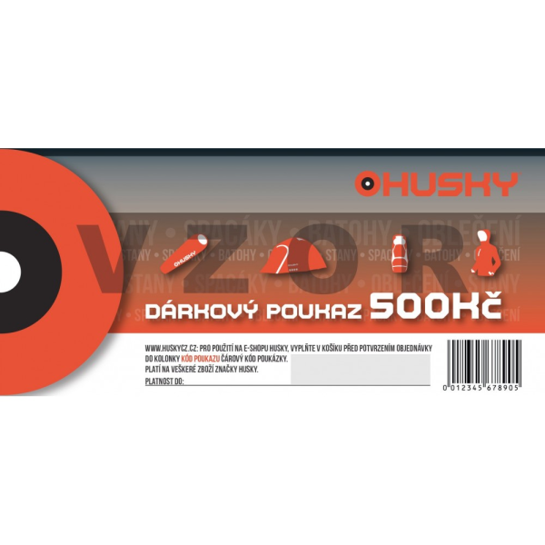 Dárkový poukaz HUSKY