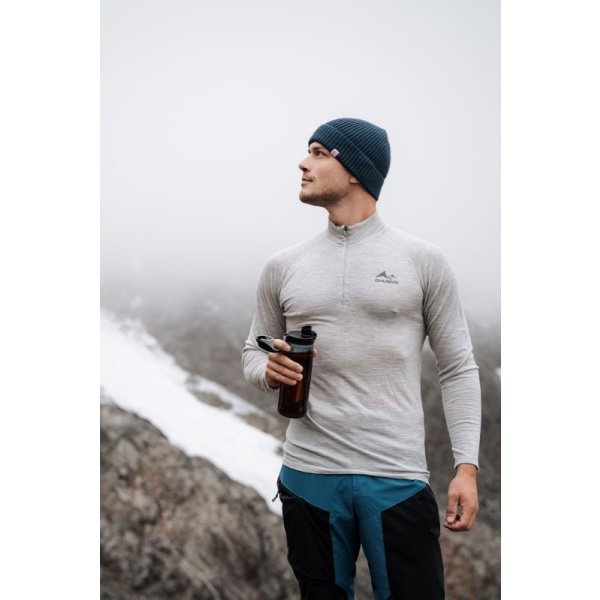 Merino termoprádlo tričko | Merow zips M