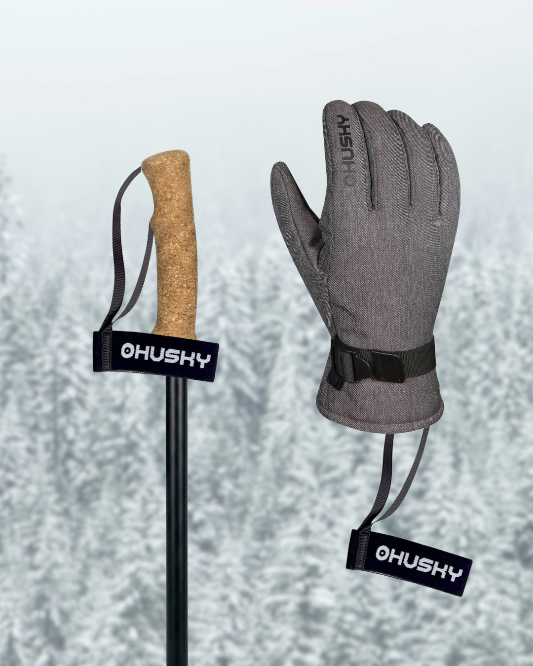Husky  Pútko na rukavice ASKI black Doplnky