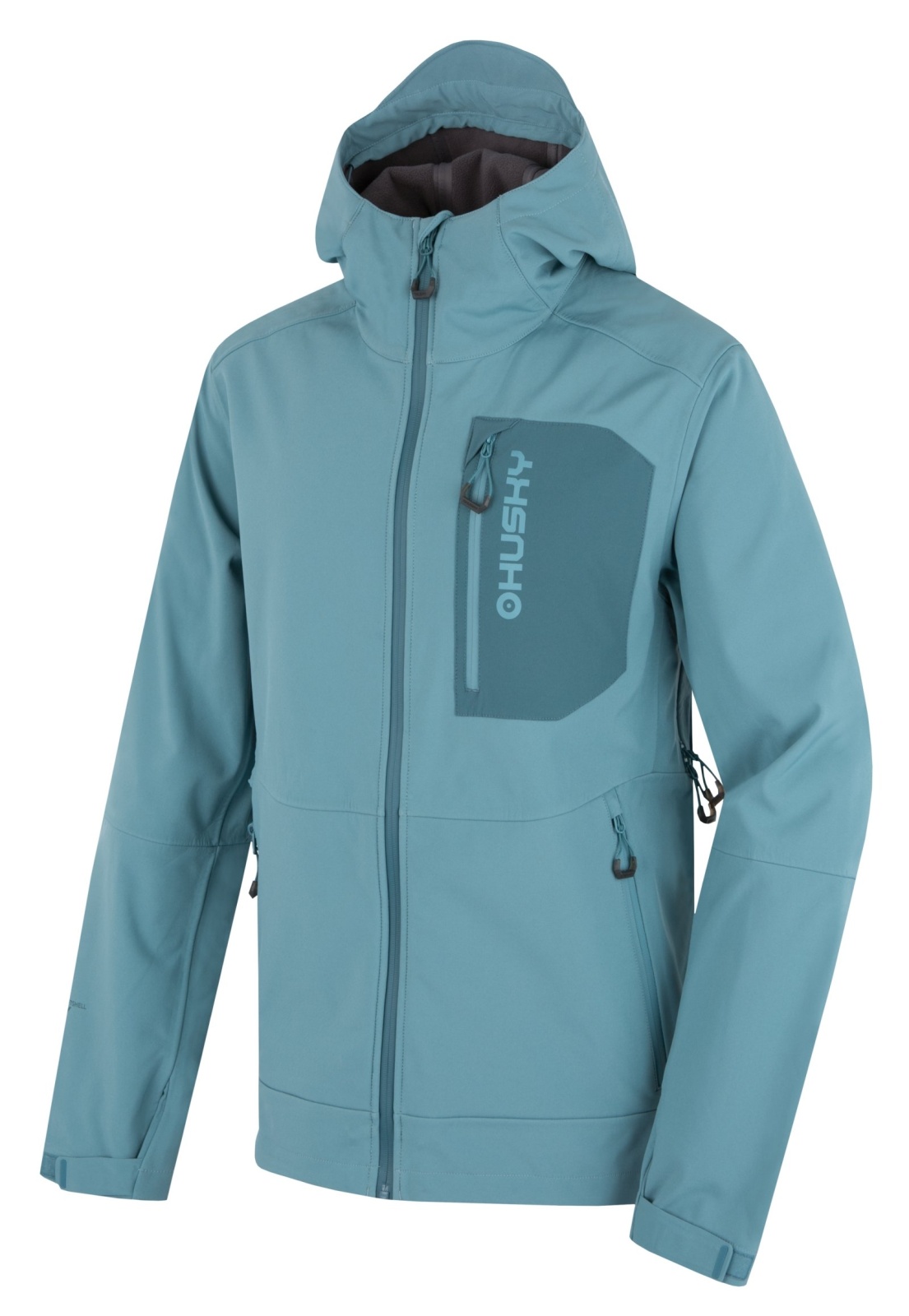 Husky  Samai M black, M Pánska softshell bunda