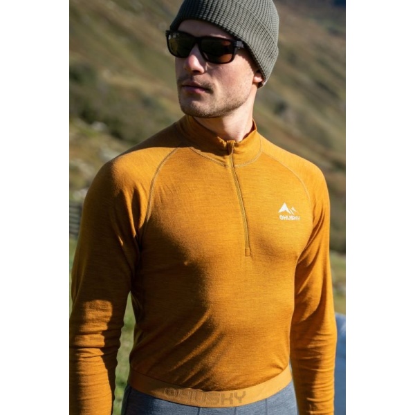 Merino termoprádlo tričko | Merow zips M