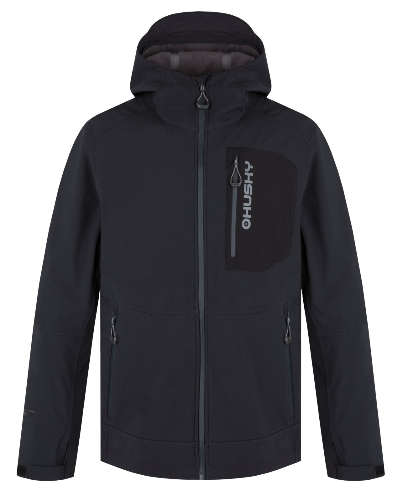 Husky  Samai M black, M Pánska softshell bunda