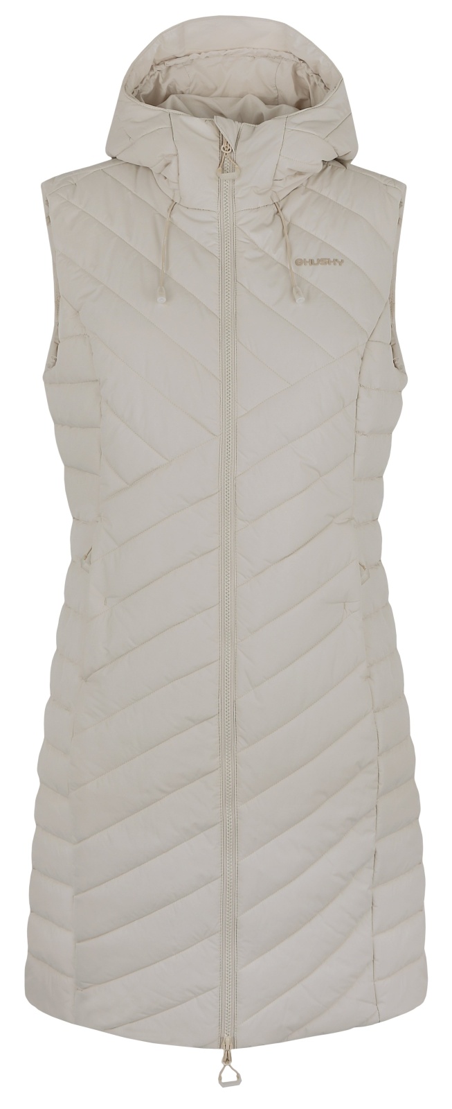 Husky  Napi L beige, M Dámska hardshell vesta