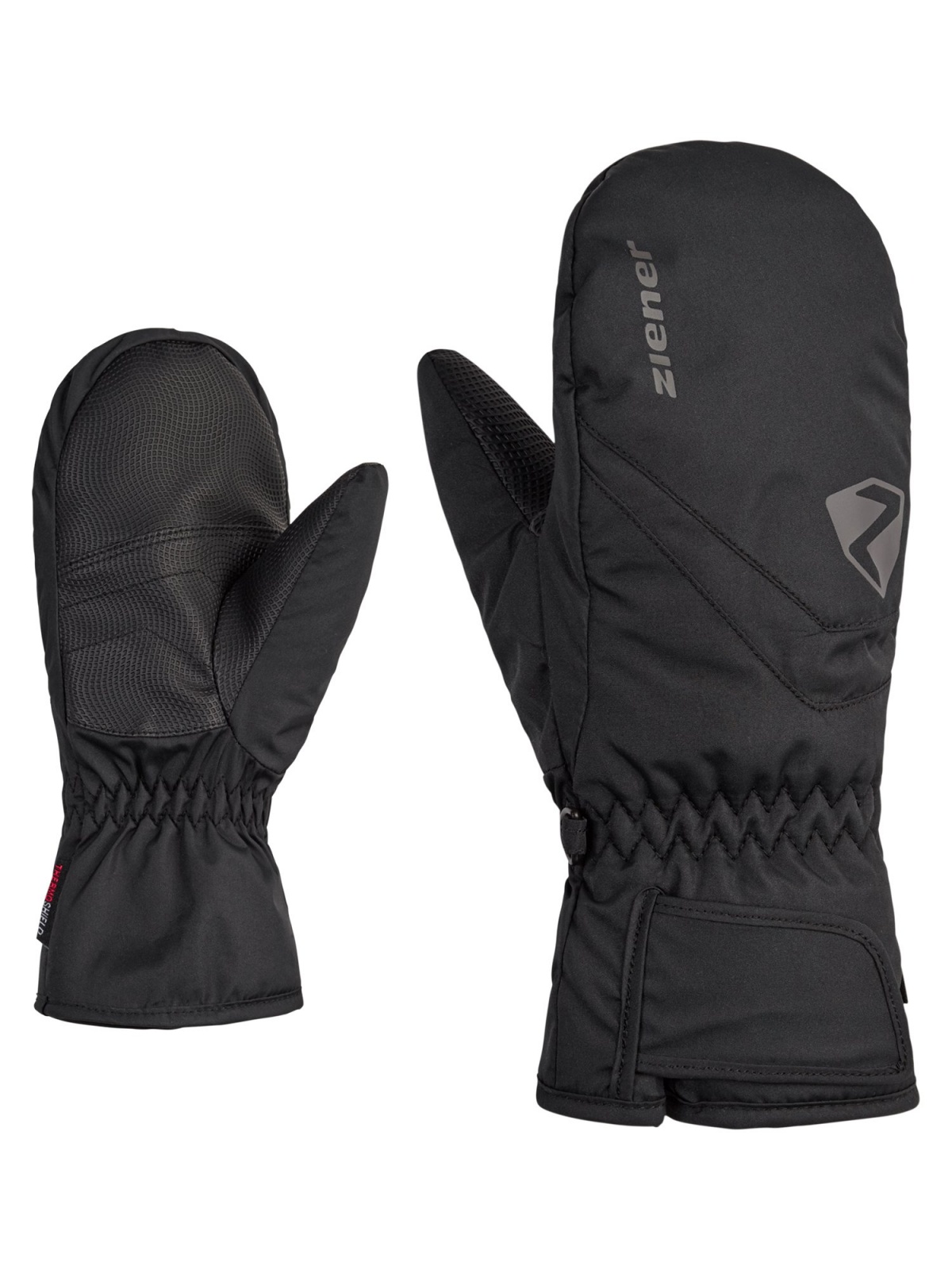 Ziener LORIANO AS® MITTEN JUNIOR black, 5 Detské rukavice