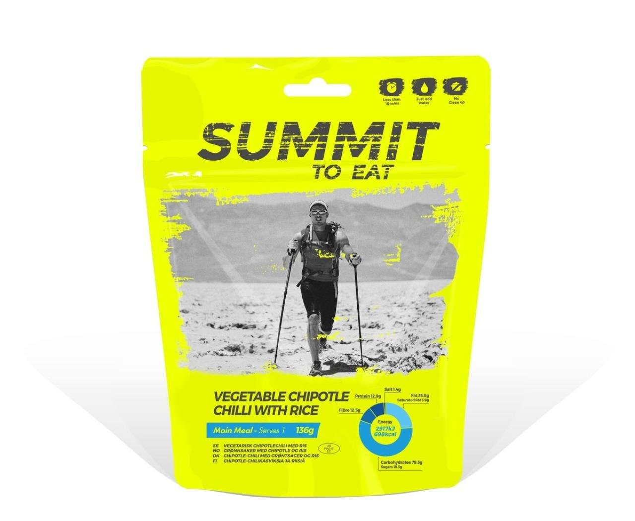 Summit to eat Vegetariánske Jalapeno s ryžou pozri obrázok Dehydrovaná strava