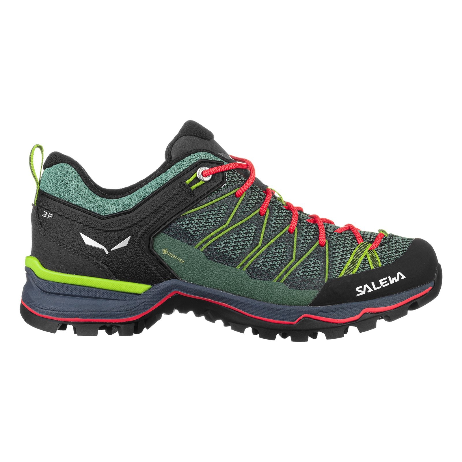 Salewa Mtn trainer lite GTX Feld Green/Fluo Coral, 41 Dámske topánky