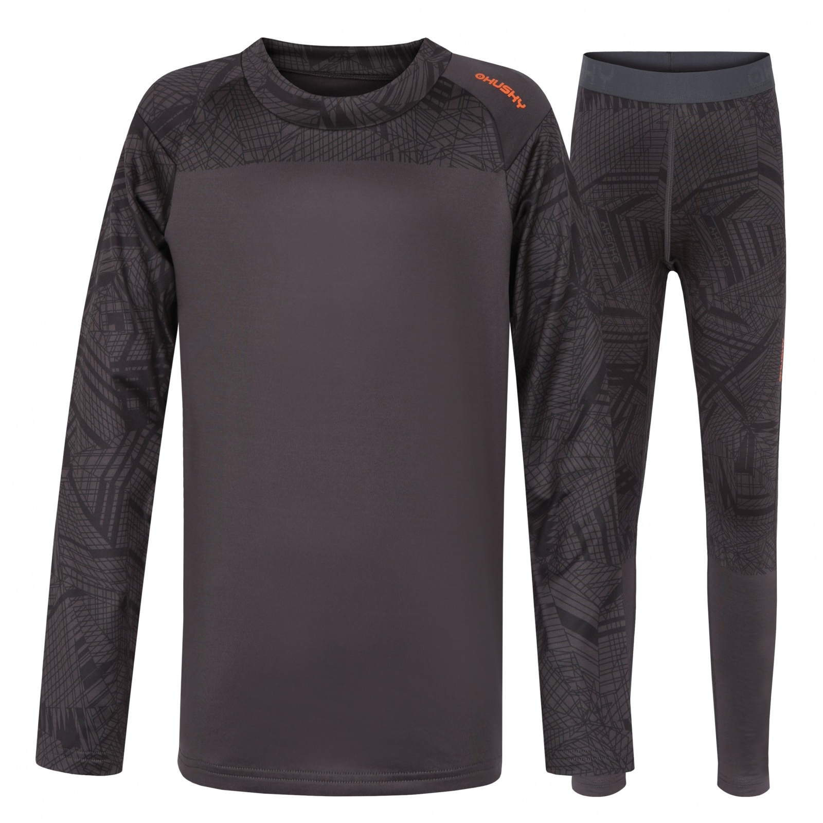 Husky Detský termo set Active Winter grafit, 122 Termoprádlo Active Winter