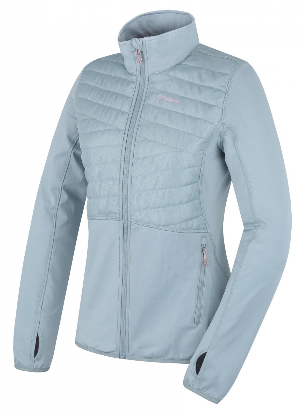 Husky Airy L faded mint, M Dámska mikina na zips