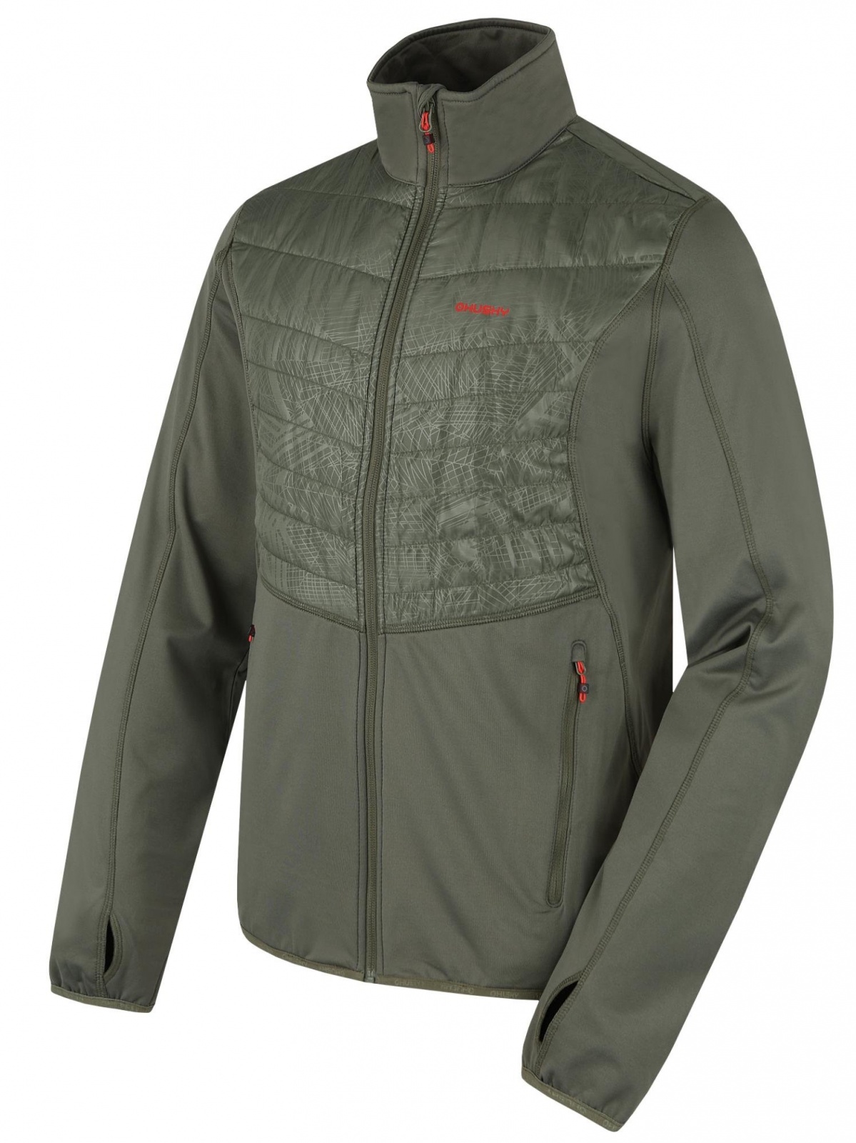 Husky Airy M khaki, M Pánska mikina