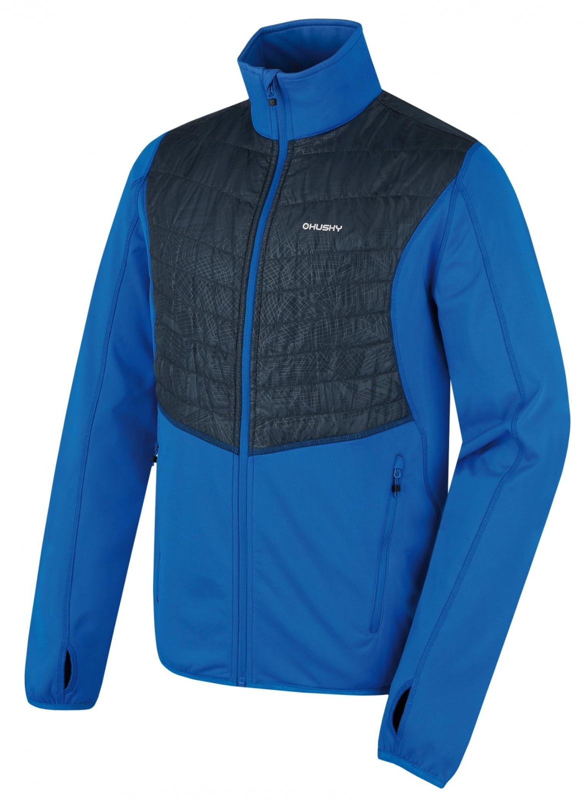 Husky Airy M neon blue, L Pánska mikina
