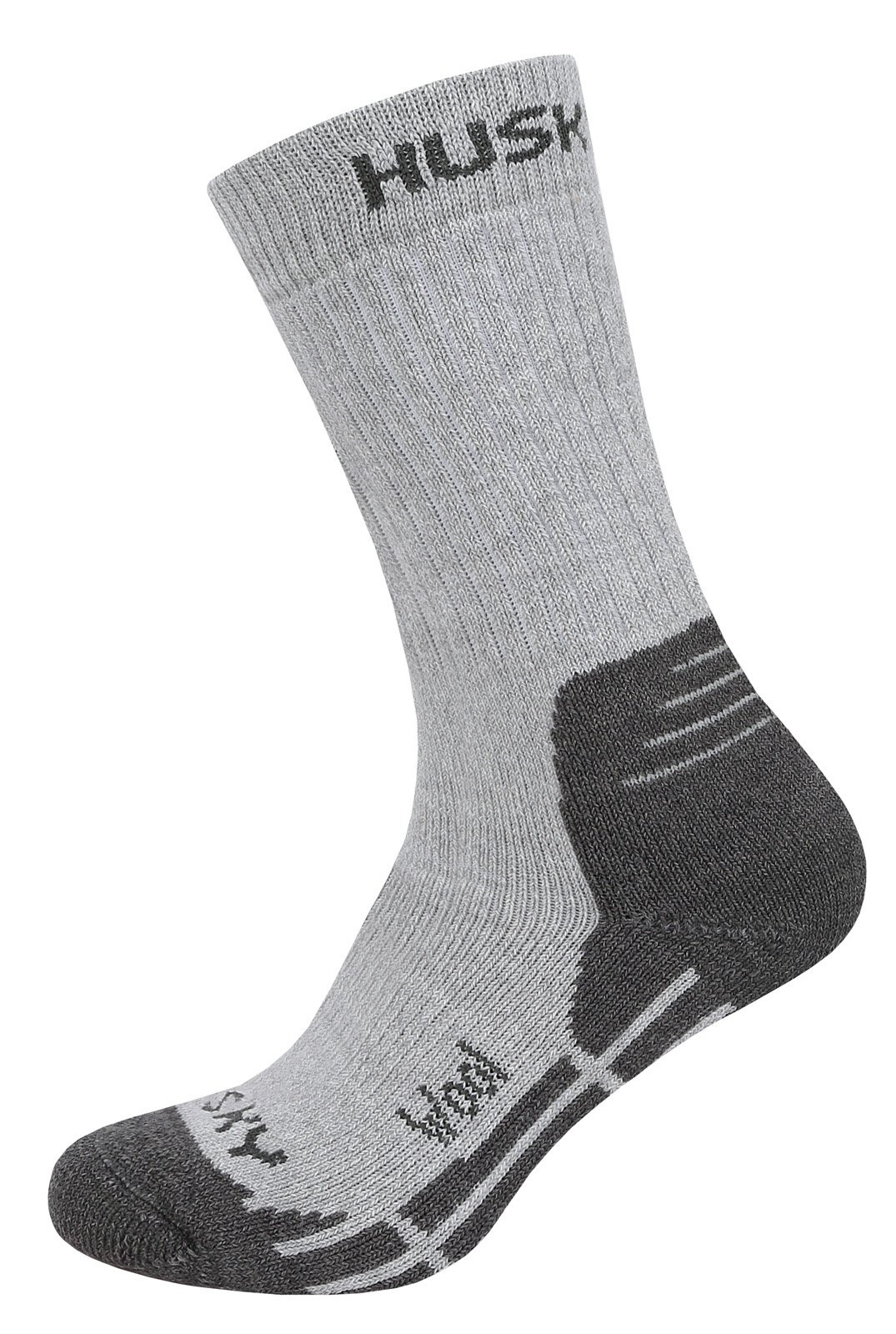 Husky All Wool sv. šedá, 33-35 Detské ponožky