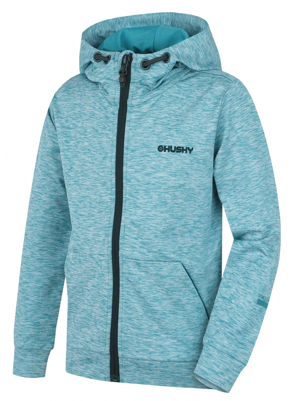 Husky Alony K fd. turquoise, 122 Detská mikina s kapucňou