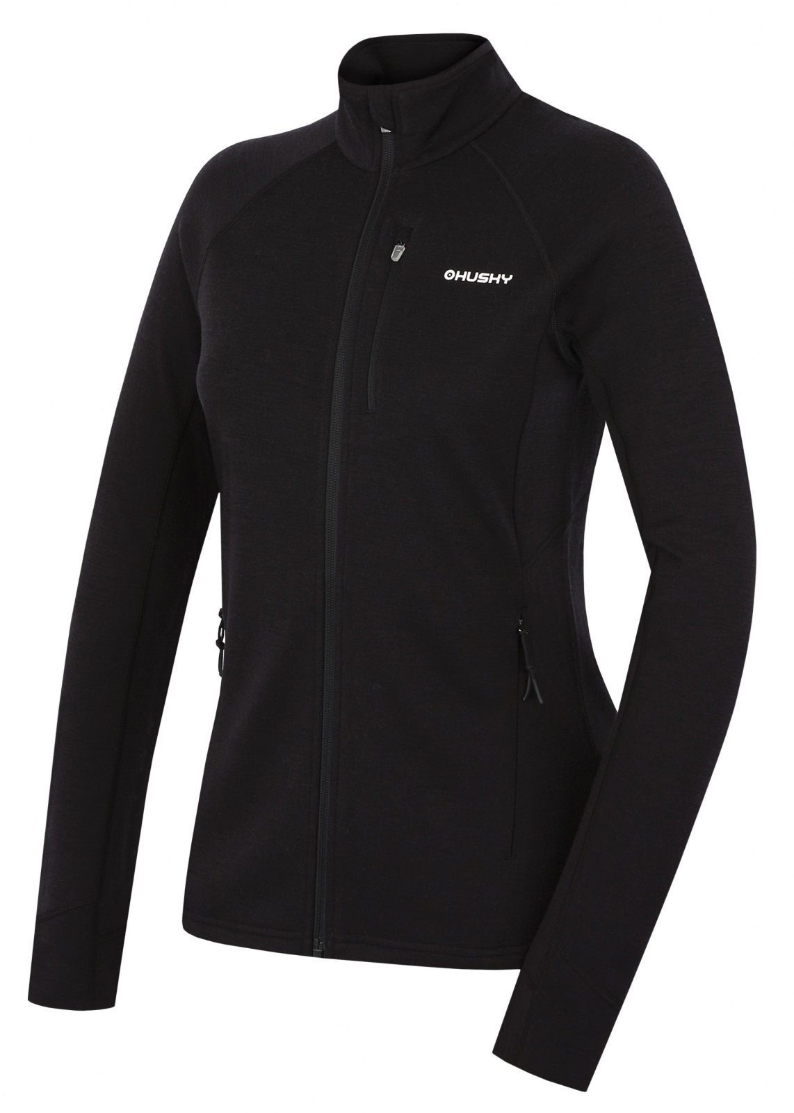 Husky Alou L black, XS Dámska mikina z merino vlny