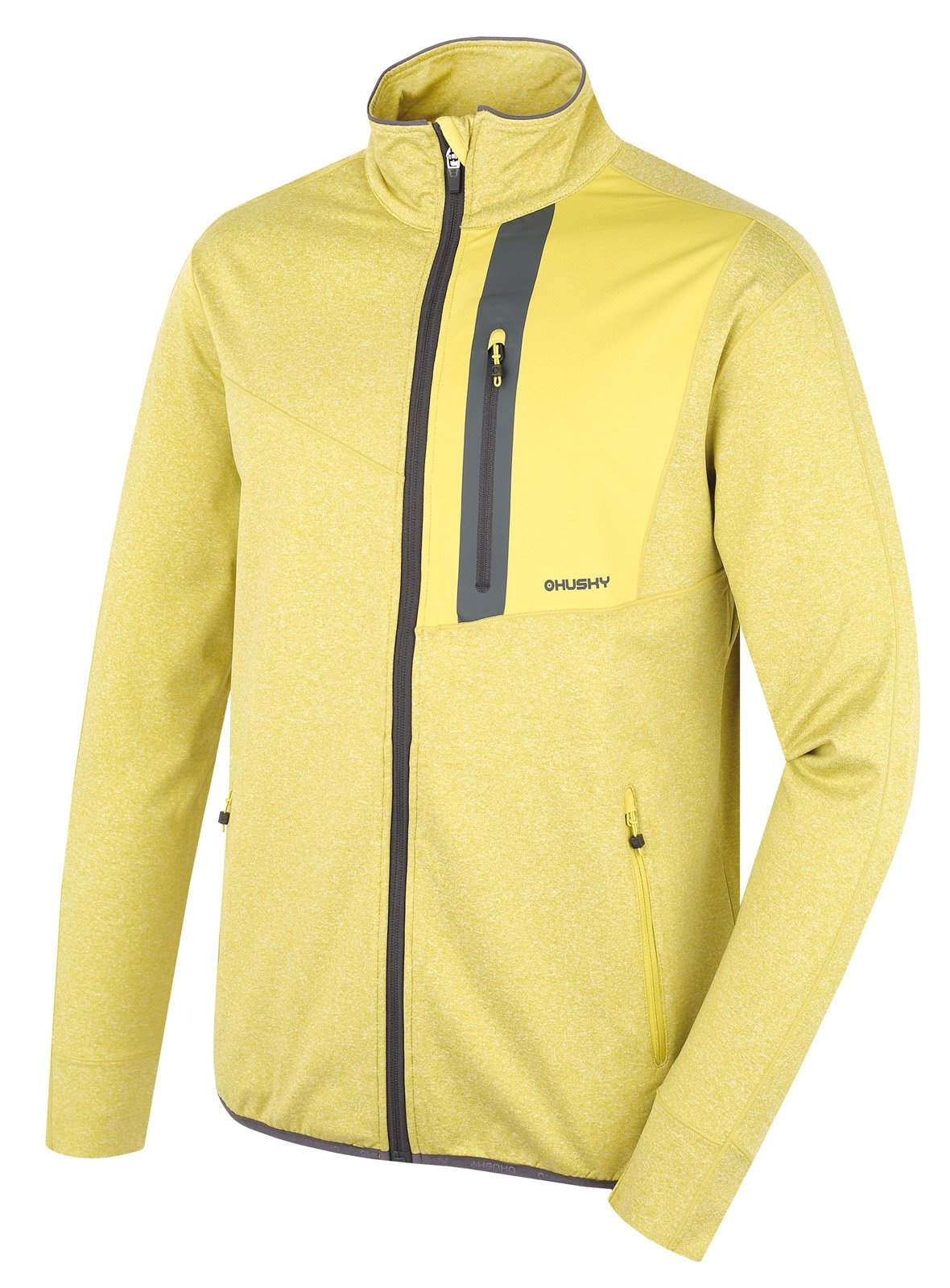 Husky Ane M lime green, XXL Pánska mikina na zips