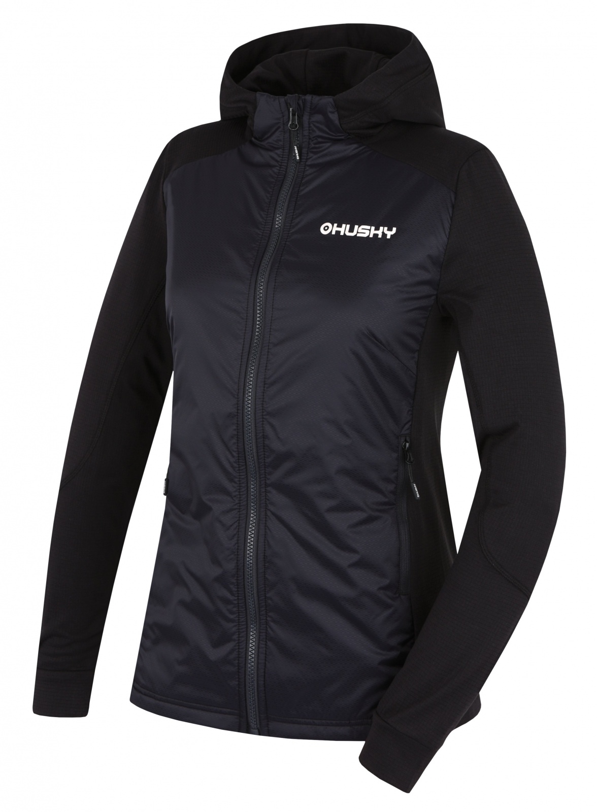 Husky Any L black, S Dámska mikina na zips