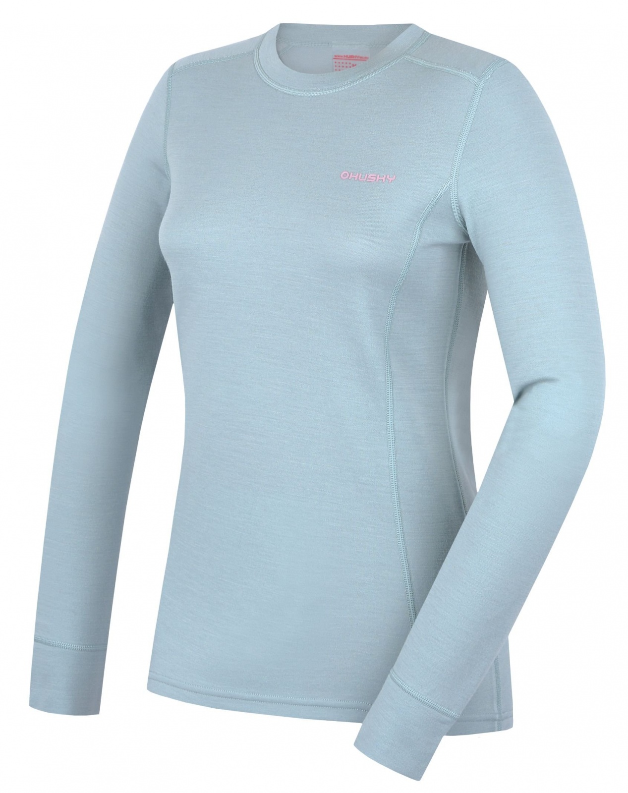 Husky Aron L faded mint, XXL Dámska merino mikina