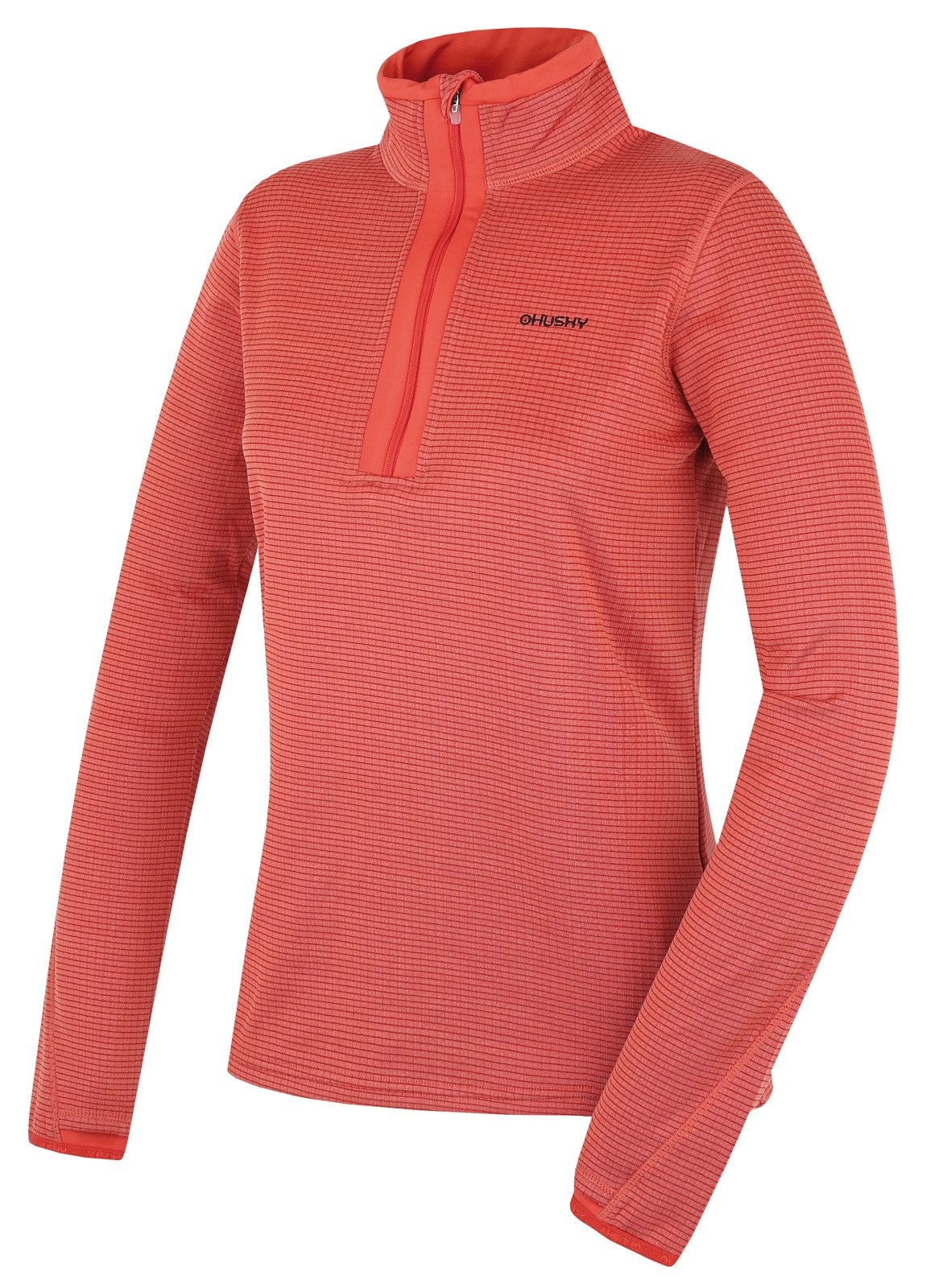 Husky Artic L fd. red, L Dámska mikina s rolákom