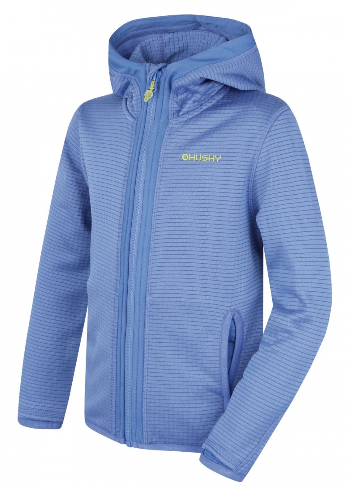 Husky Artic Zips K blue, 140 Detská mikina s kapucňou
