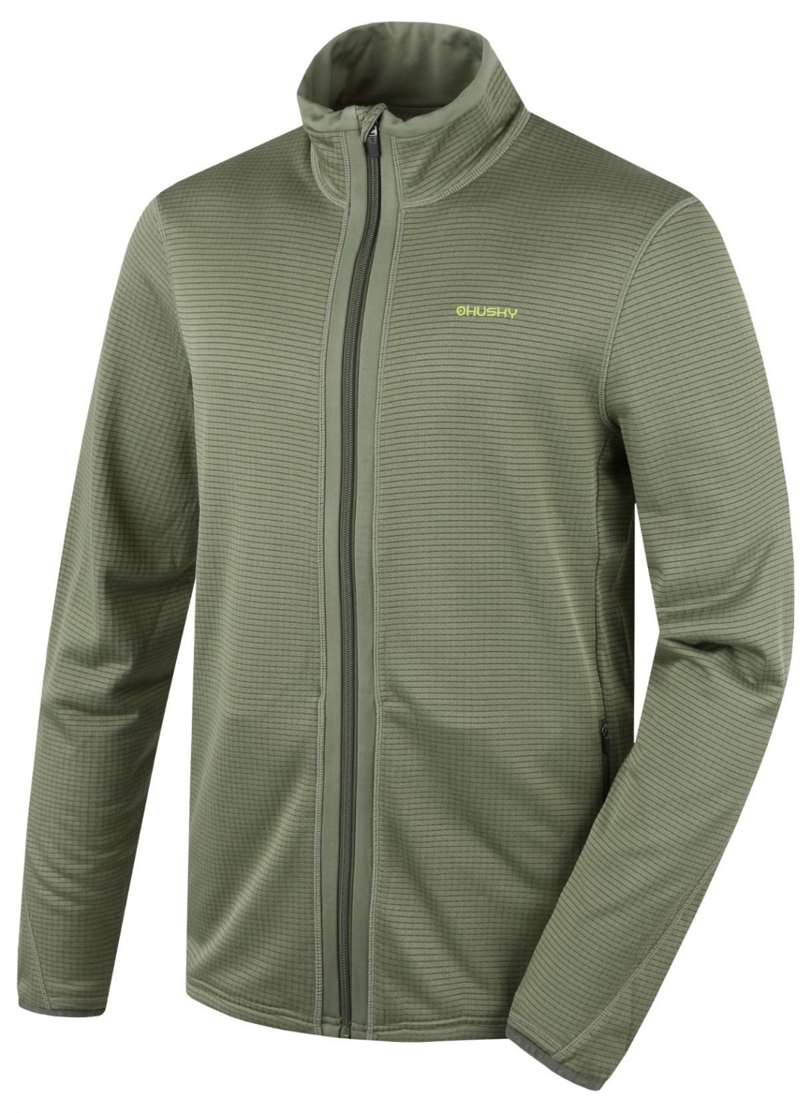 Husky Artic Zips M khaki, M Pánska mikina na zips