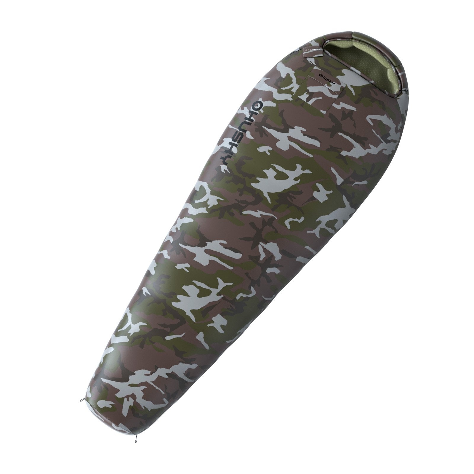 Husky Army -17°C green Syntetický zimný spacák