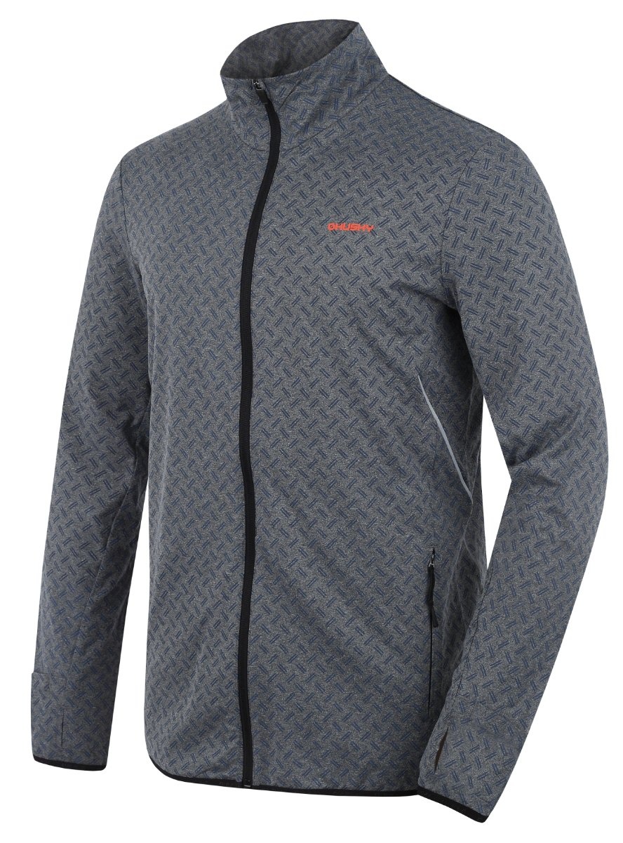 Husky Astel M black, L Pánska mikina na zips