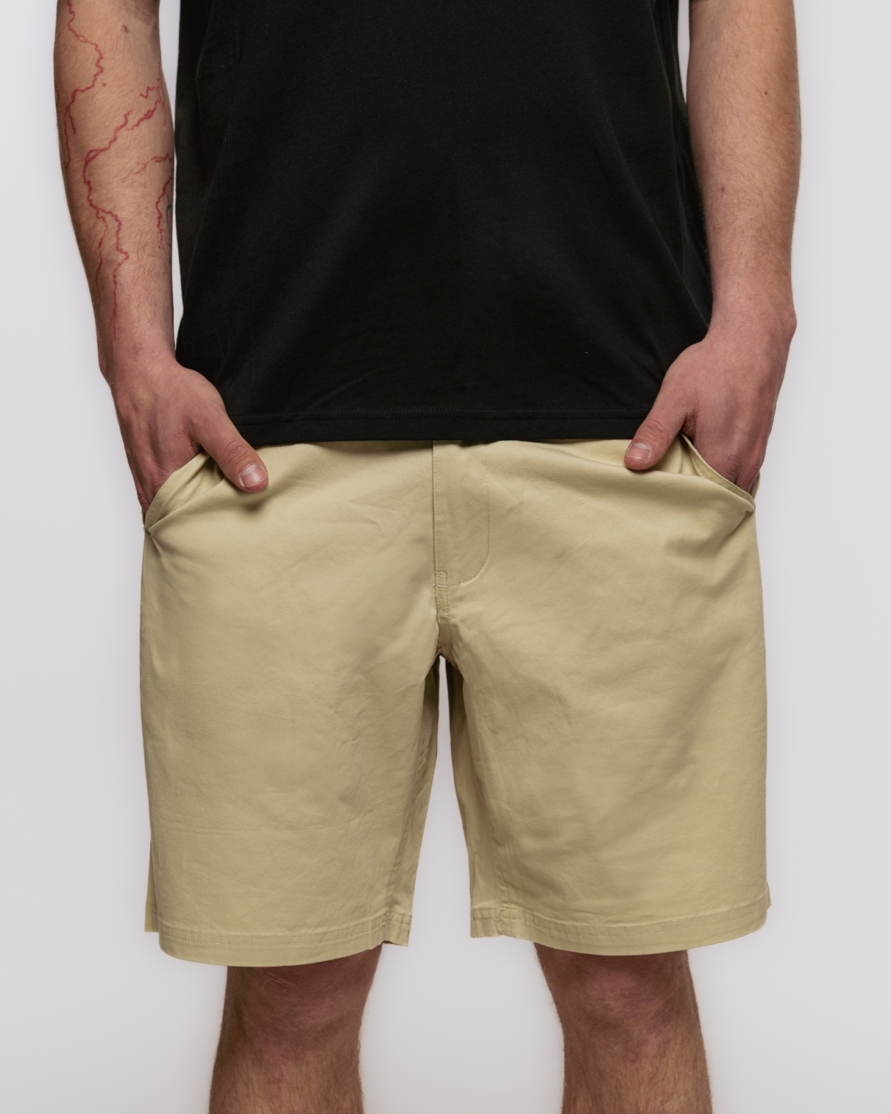 Husky  Ruby M beige, M Pánske bavlnené kraťasy