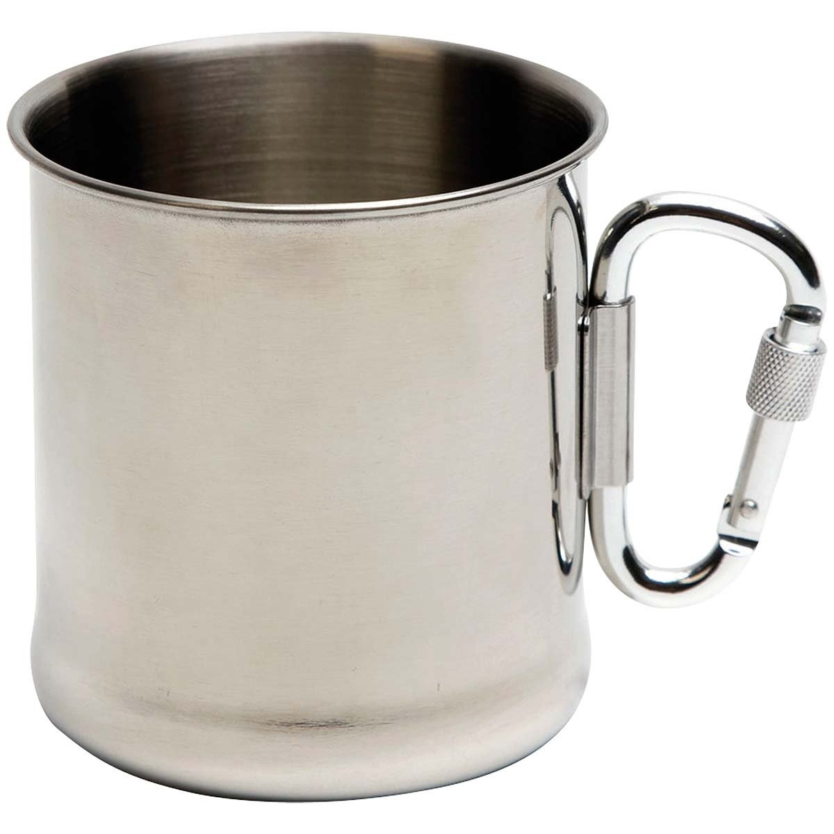 BO-CAMP S karabínou - 300 ml stříbro Hrnček