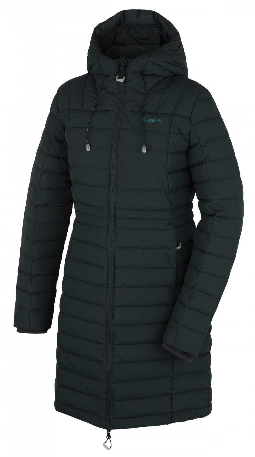 Husky Daili L dark green, XS Dámsky páperový kabát