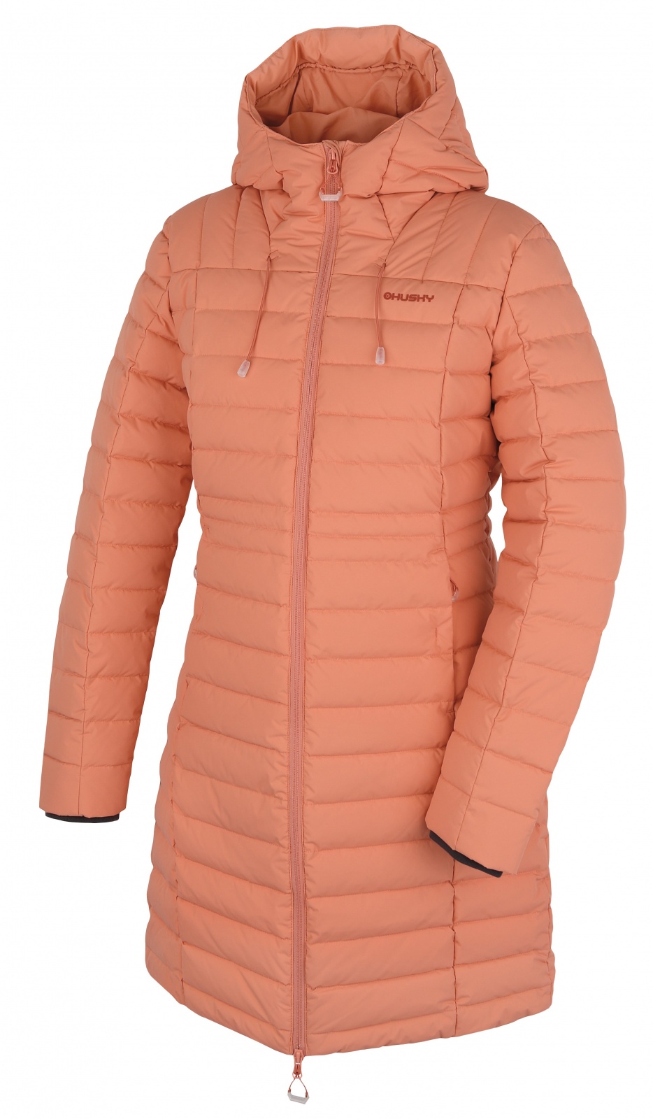 Husky Daili L faded orange, XL - plus Dámsky páperový kabát