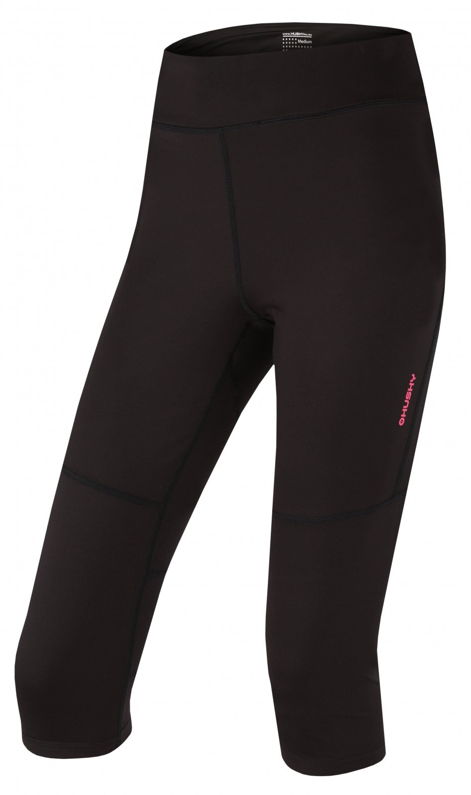 Husky Darby L black, S Dámske športové 3/4 nohavice