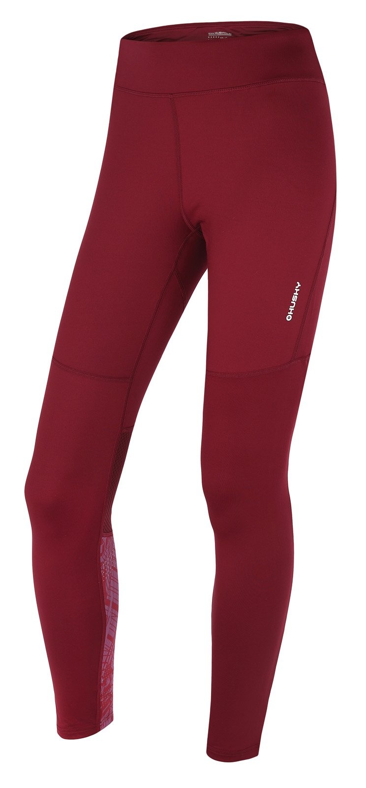 Husky Darby Long L tm. bordo, S Dámske športové nohavice