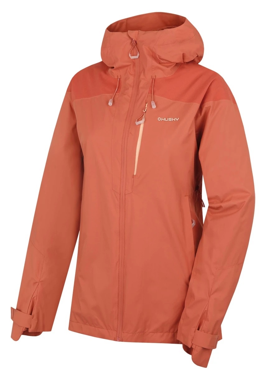 Husky Nicker L faded orange, S Dámska hardshellová bunda