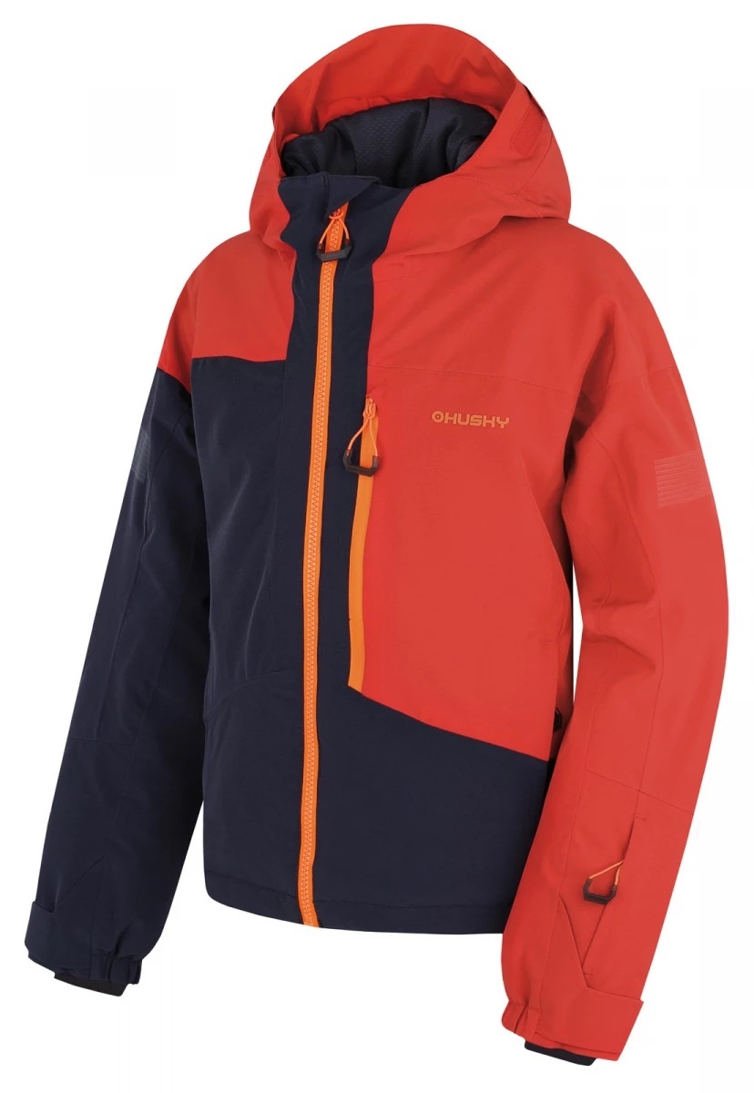 Husky Gomez Kids red/black blue, 122 Detská ski bunda