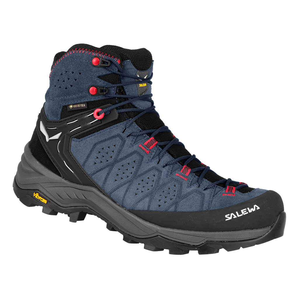 Salewa ALP TRAINER 2 MID GTX Java Blue/ Fluo Coral, 41 Dámske trekové topánky