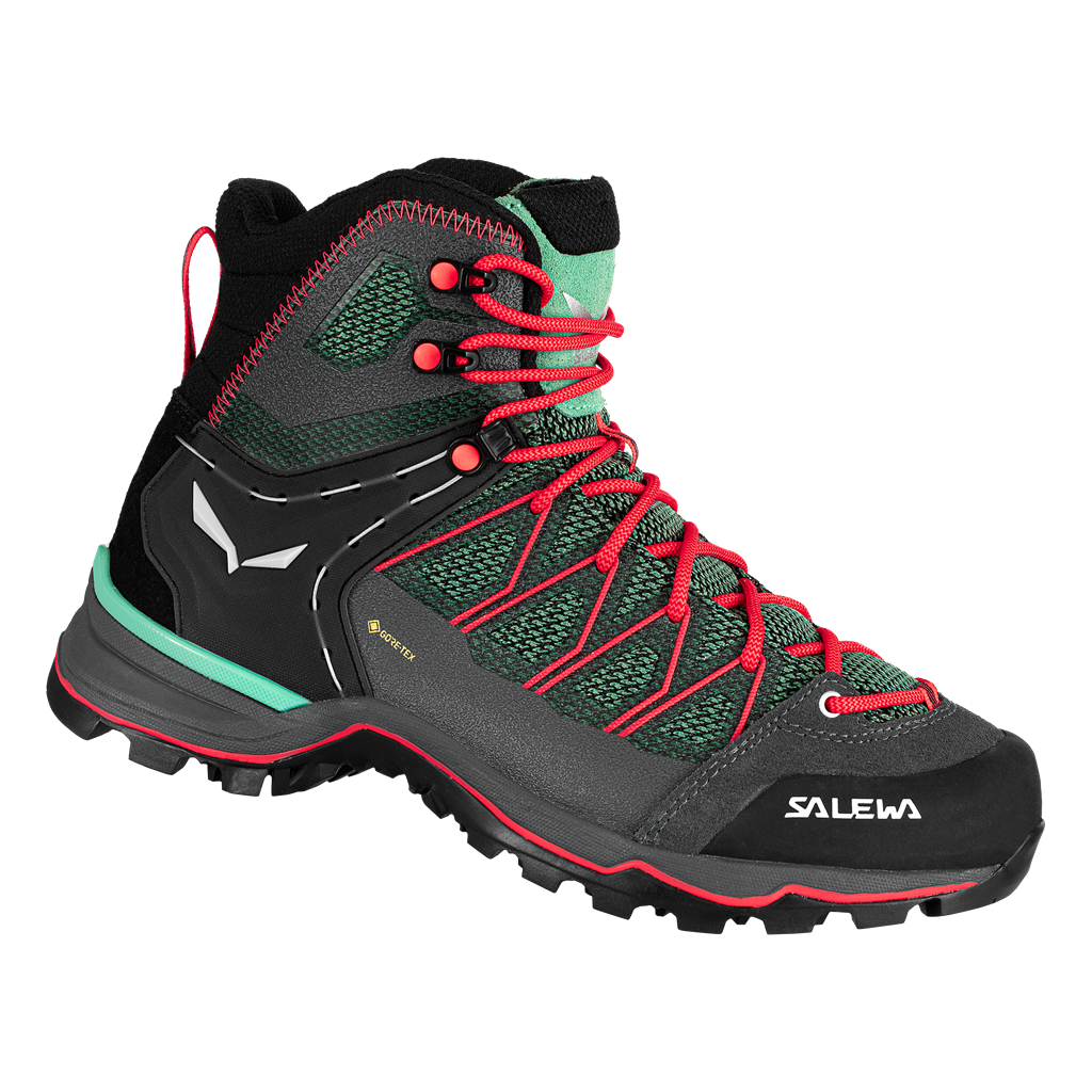 Salewa SALEWA Mtn trainer lite mid GTX Feld Green/Fluo Coral, 40 Dámske trekové topánky