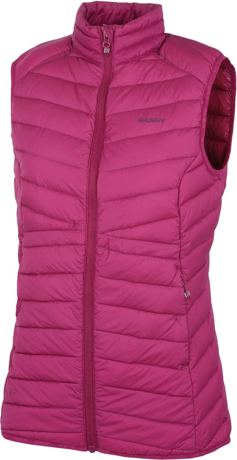 Husky Dresles L dk. magenta, M Dámska vesta