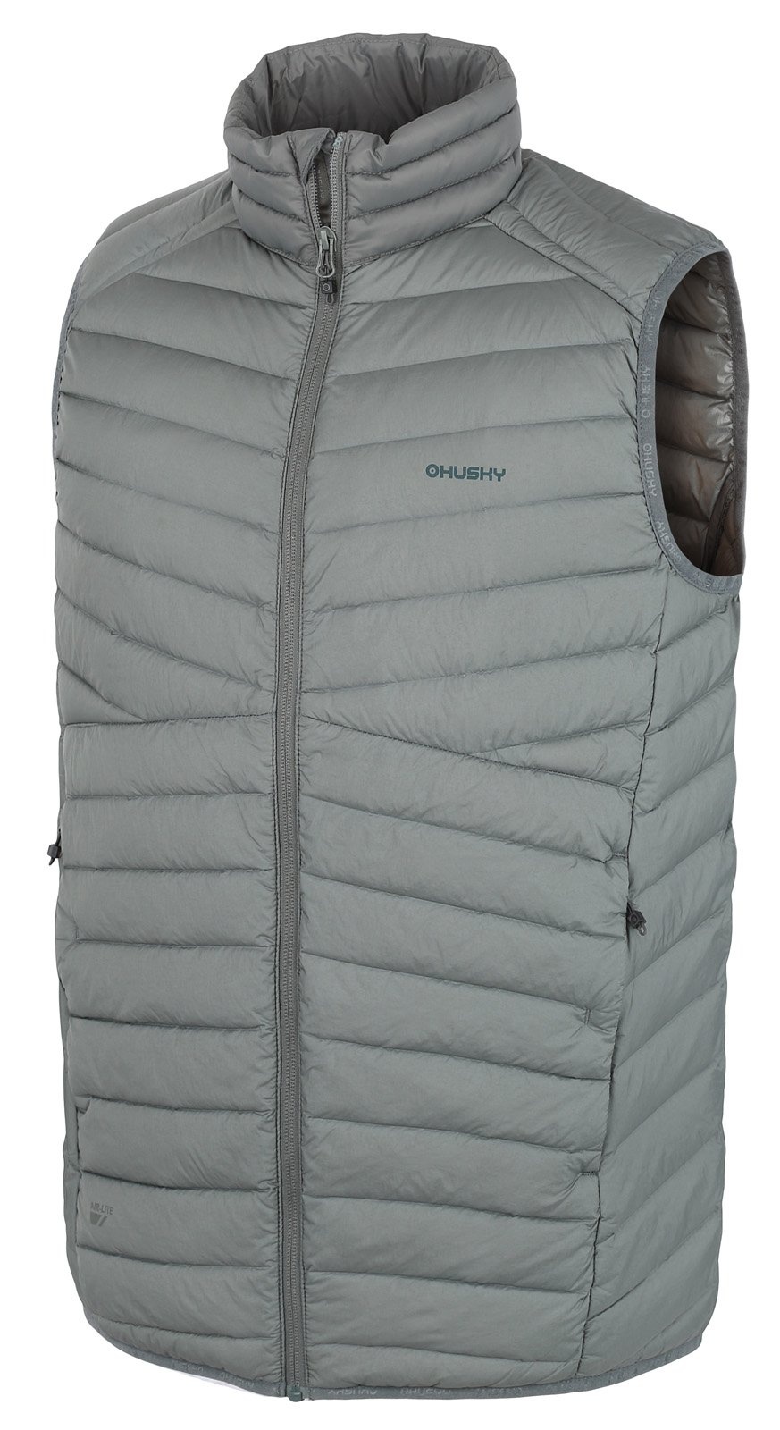 Husky Dresles M dk. grey green, XL Pánska páperová vesta