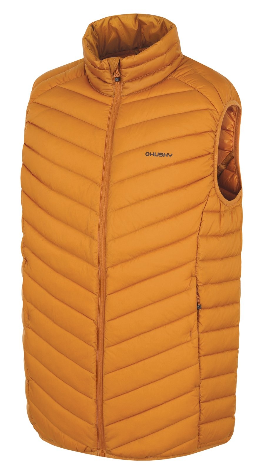 Husky Dresles M mustard, XL Pánska páperová vesta