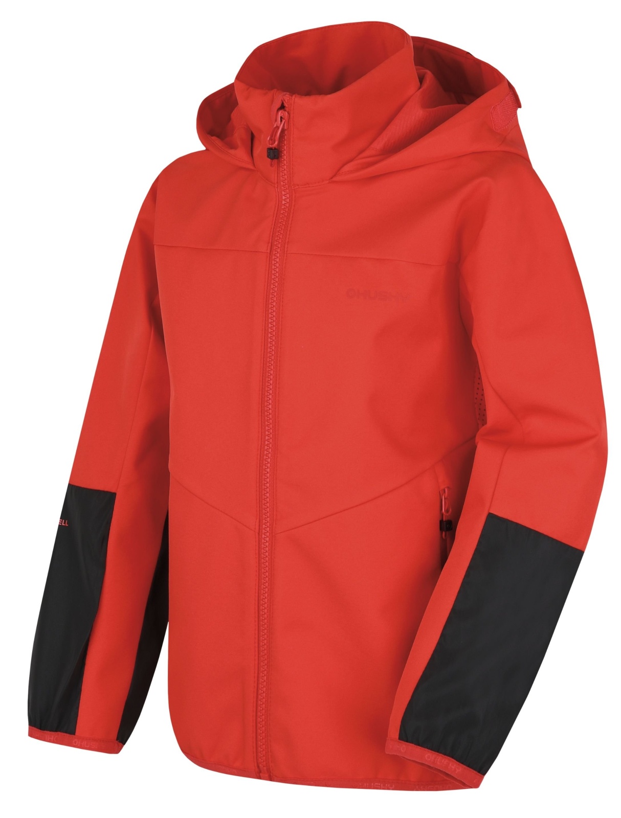 Husky Sonny K red, 152 Detská softshell bunda