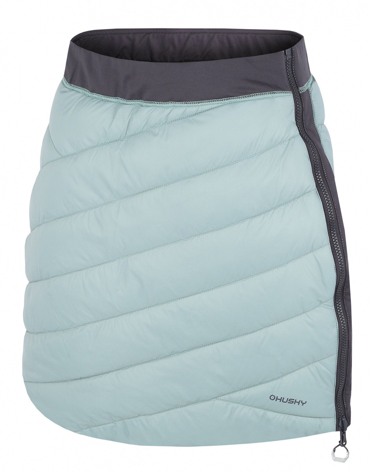 Husky Freez L grey green/graphite, XL Dámska obojstranná zimná sukňa