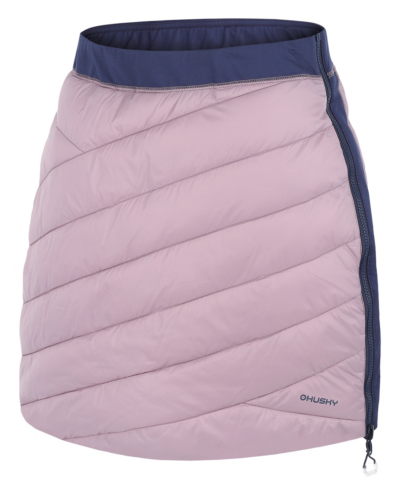Husky Freez L lt.fd. wine/dk.blue, XL Dámska obojstranná zimná sukňa