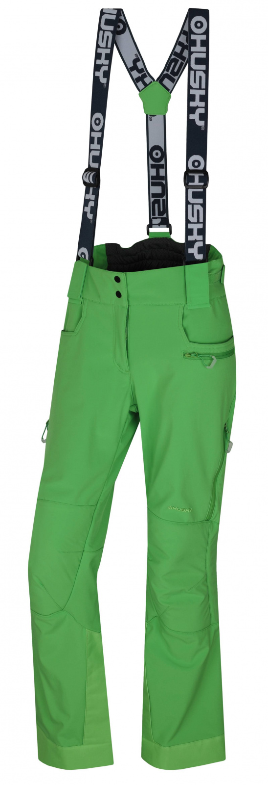 Husky Galti L zelená, XL Dámske lyžiarske nohavice