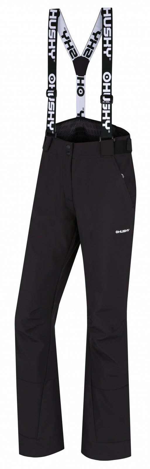 Husky Galti L black, XL Dámske lyžiarske nohavice