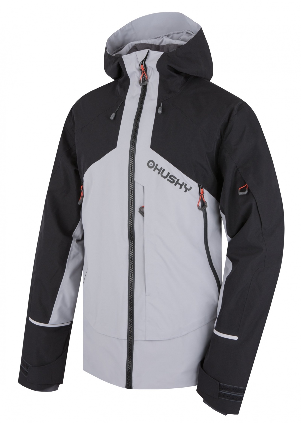 Husky Geilo M grey/black, M Pánska lyžiarska bunda