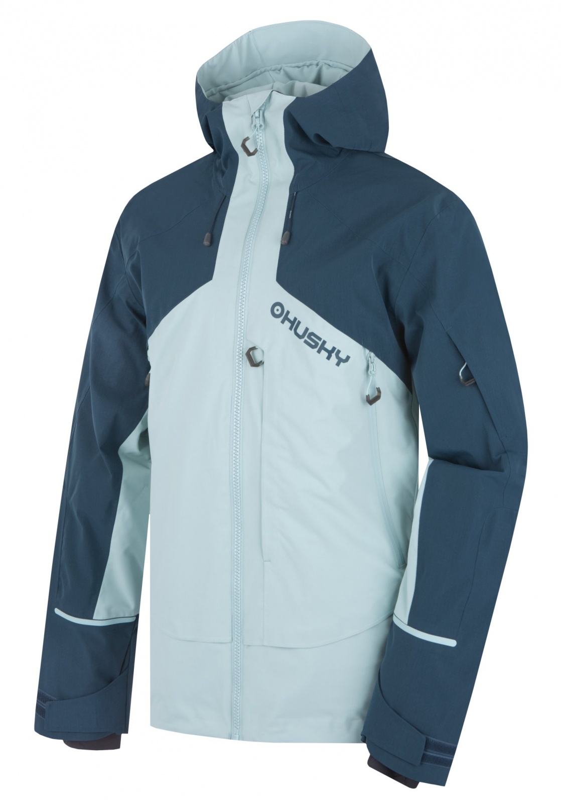 Husky Geilo M mint/blue, XXL Pánska lyžiarska bunda