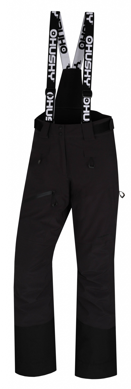 Husky Gilep L čierna, S Dámske lyžiarske nohavice