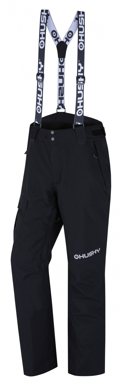 Husky Gili M black, XXL Pánske lyžiarske nohavice