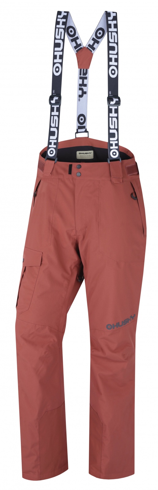 Husky Gili M brown, XXL Pánske lyžiarske nohavice